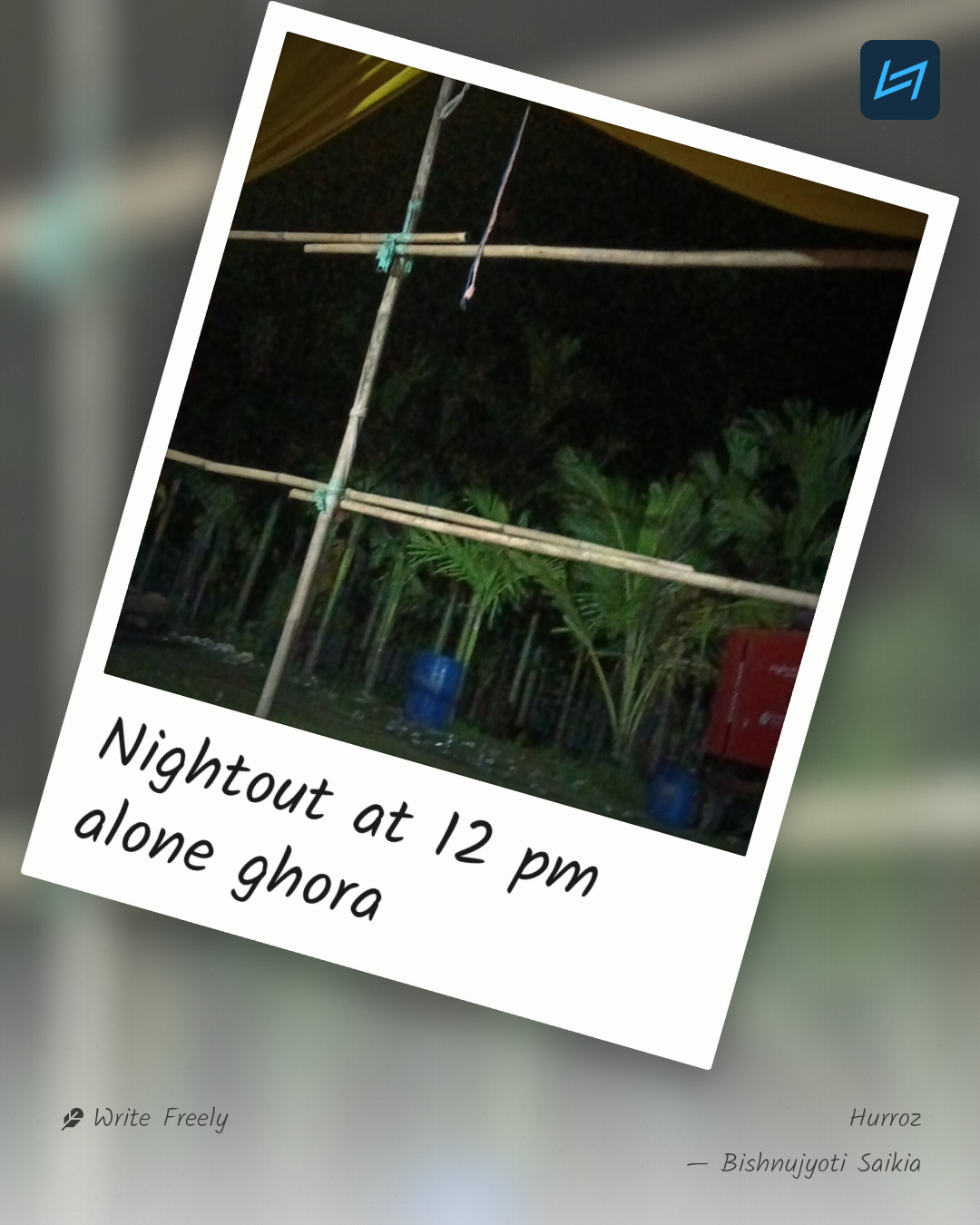 Nightout at 12 pm alone ghora