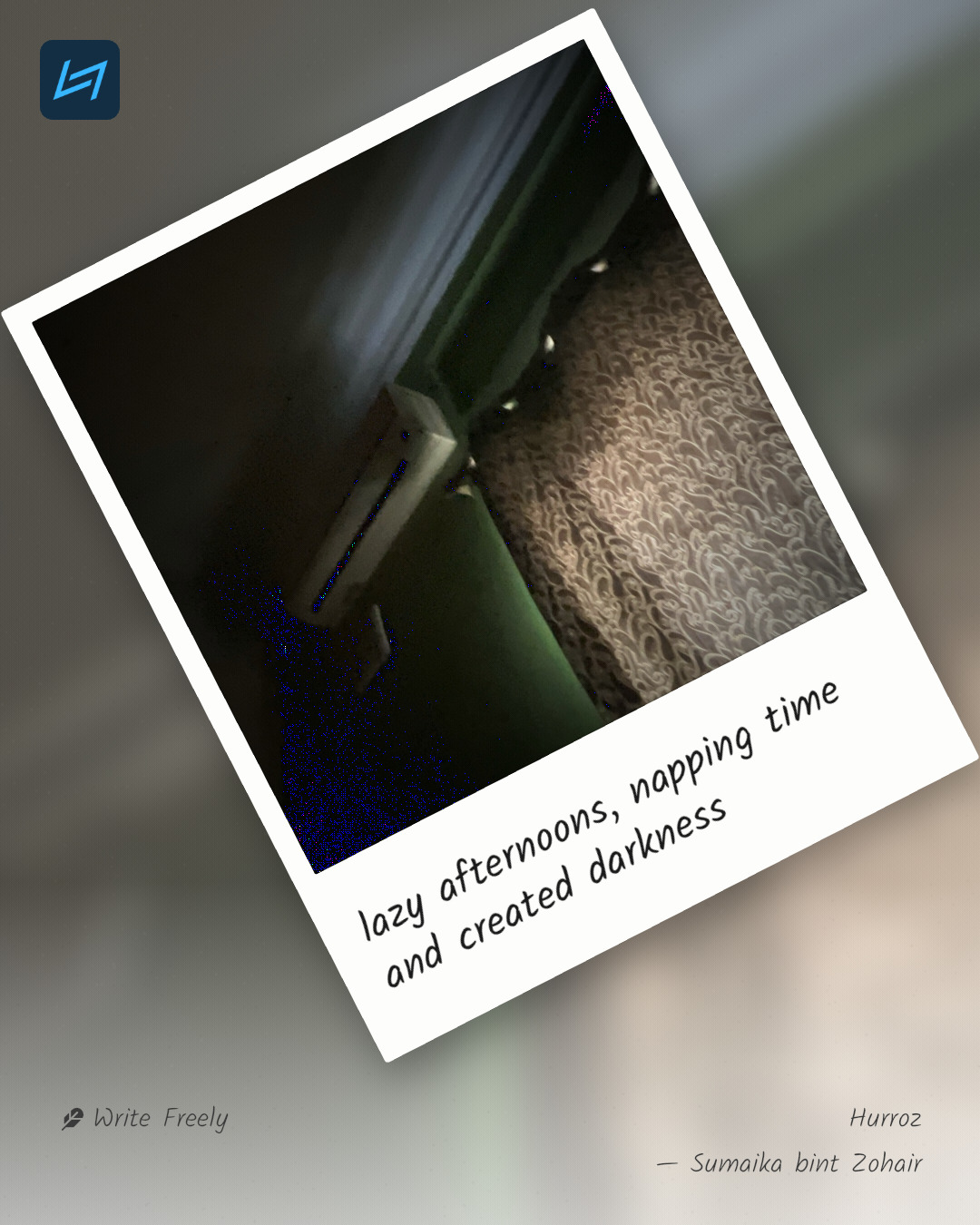 lazy afternoons, napping time and created darkness