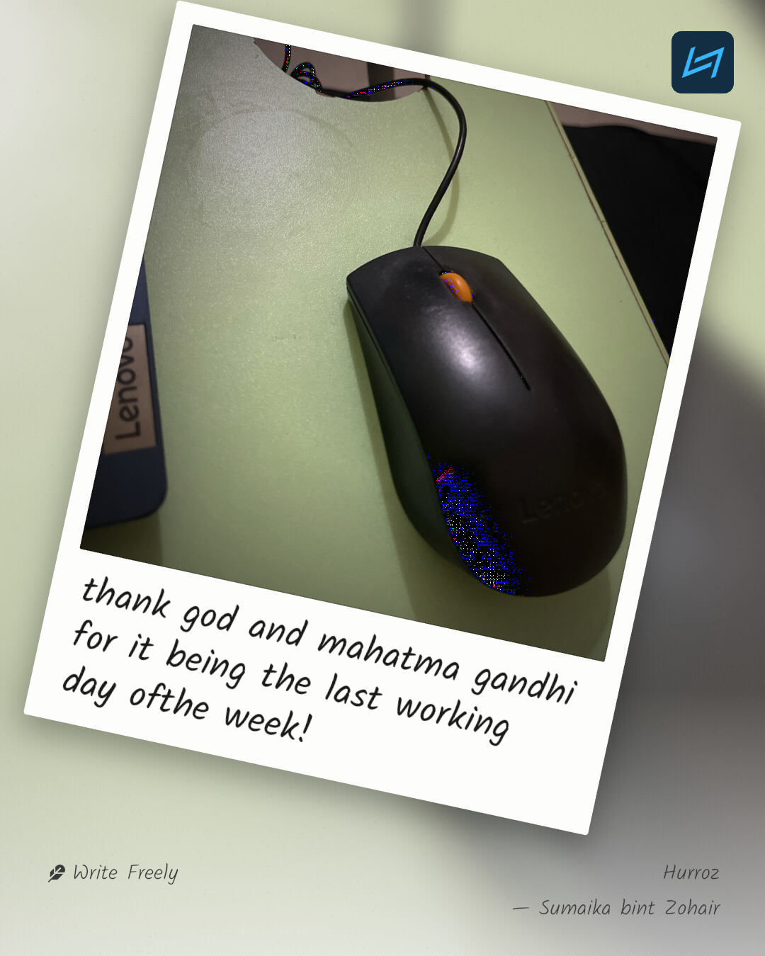 thank god and mahatma gandhi for it being the last working day ofthe week!