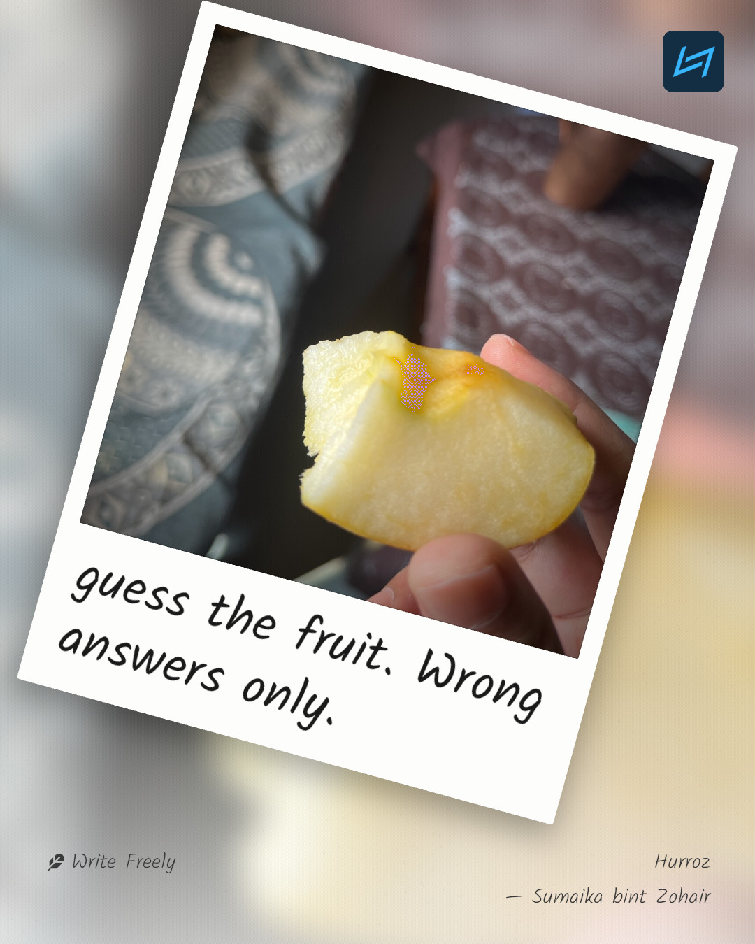 guess the fruit. Wrong answers only.