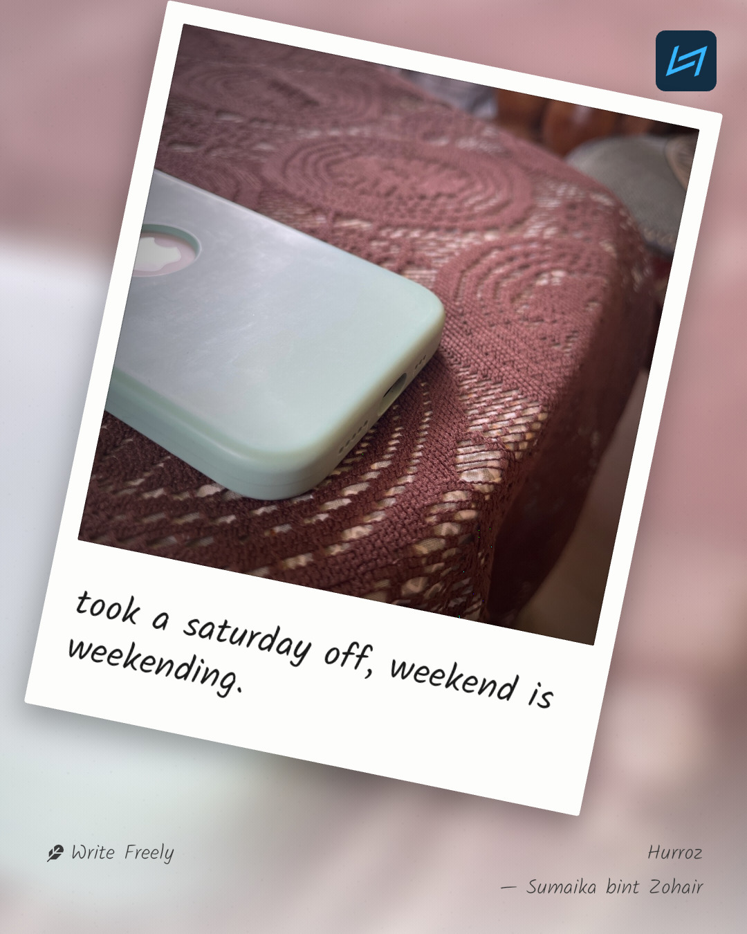 took a saturday off, weekend is weekending.