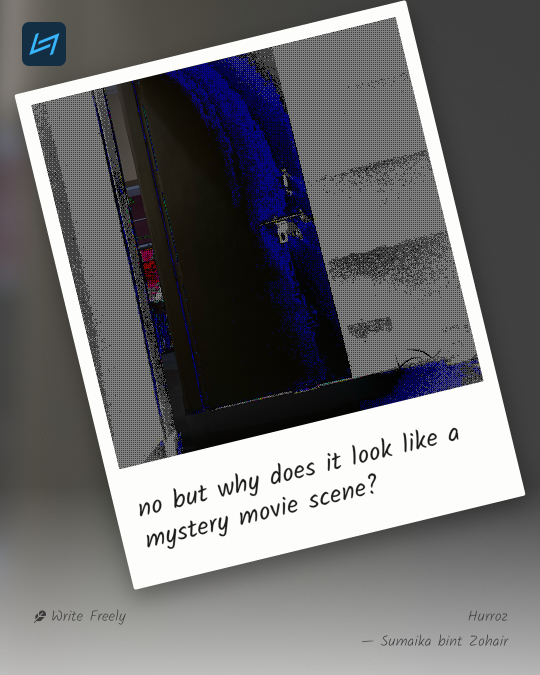 no but why does it look like a mystery movie scene?