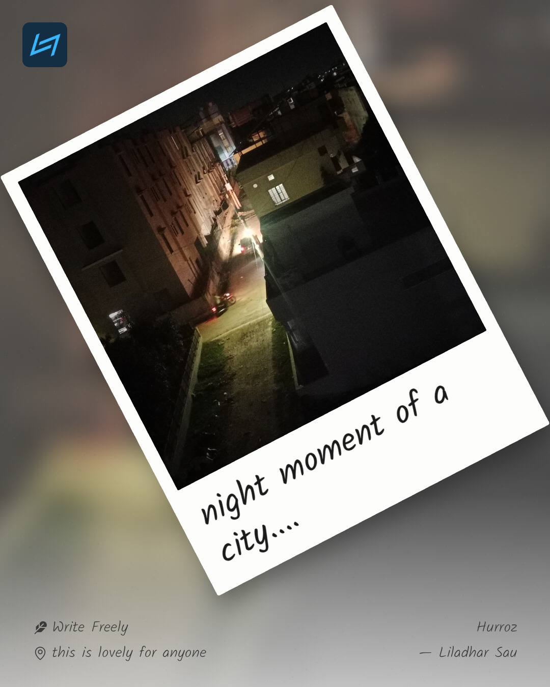 night moment of a city....