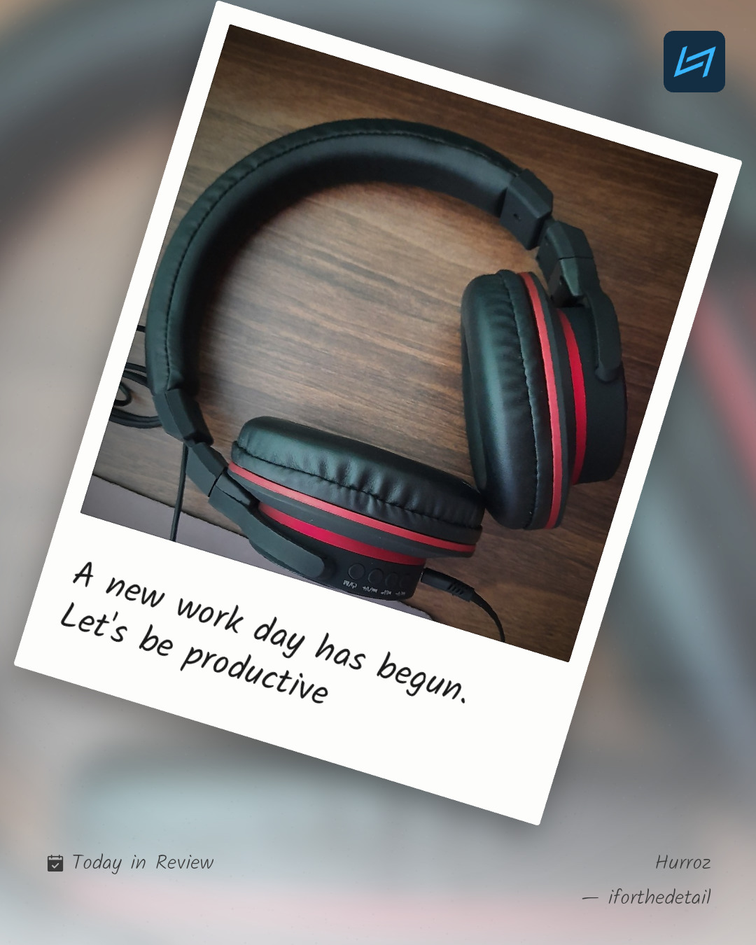 A new work day has begun. Let's be productive