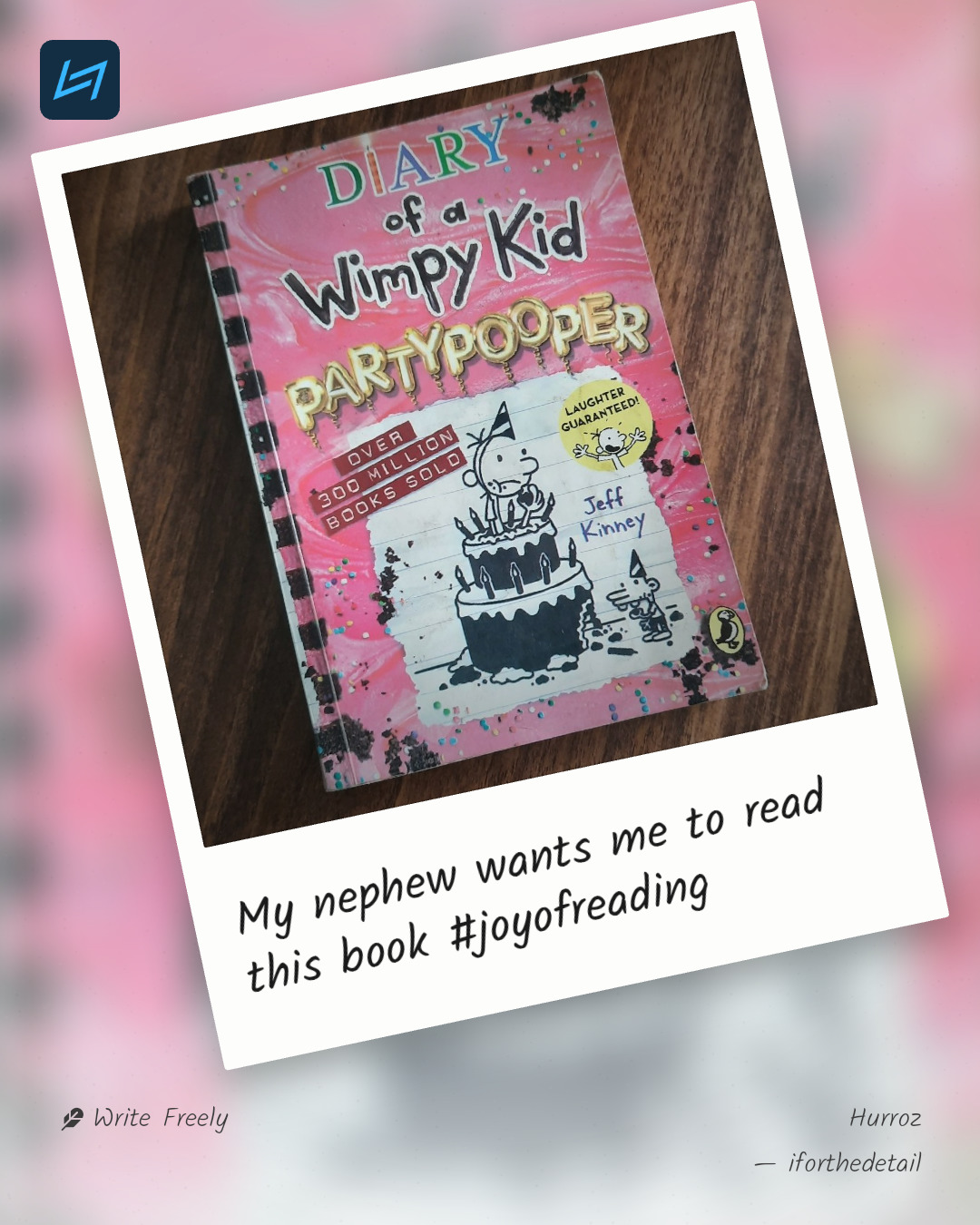 My nephew wants me to read this book #joyofreading