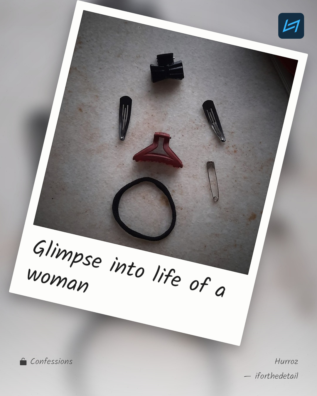Glimpse into life of a woman