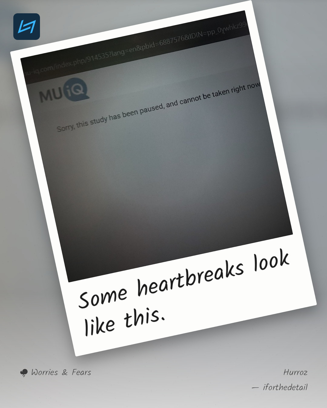 Some heartbreaks look like this.