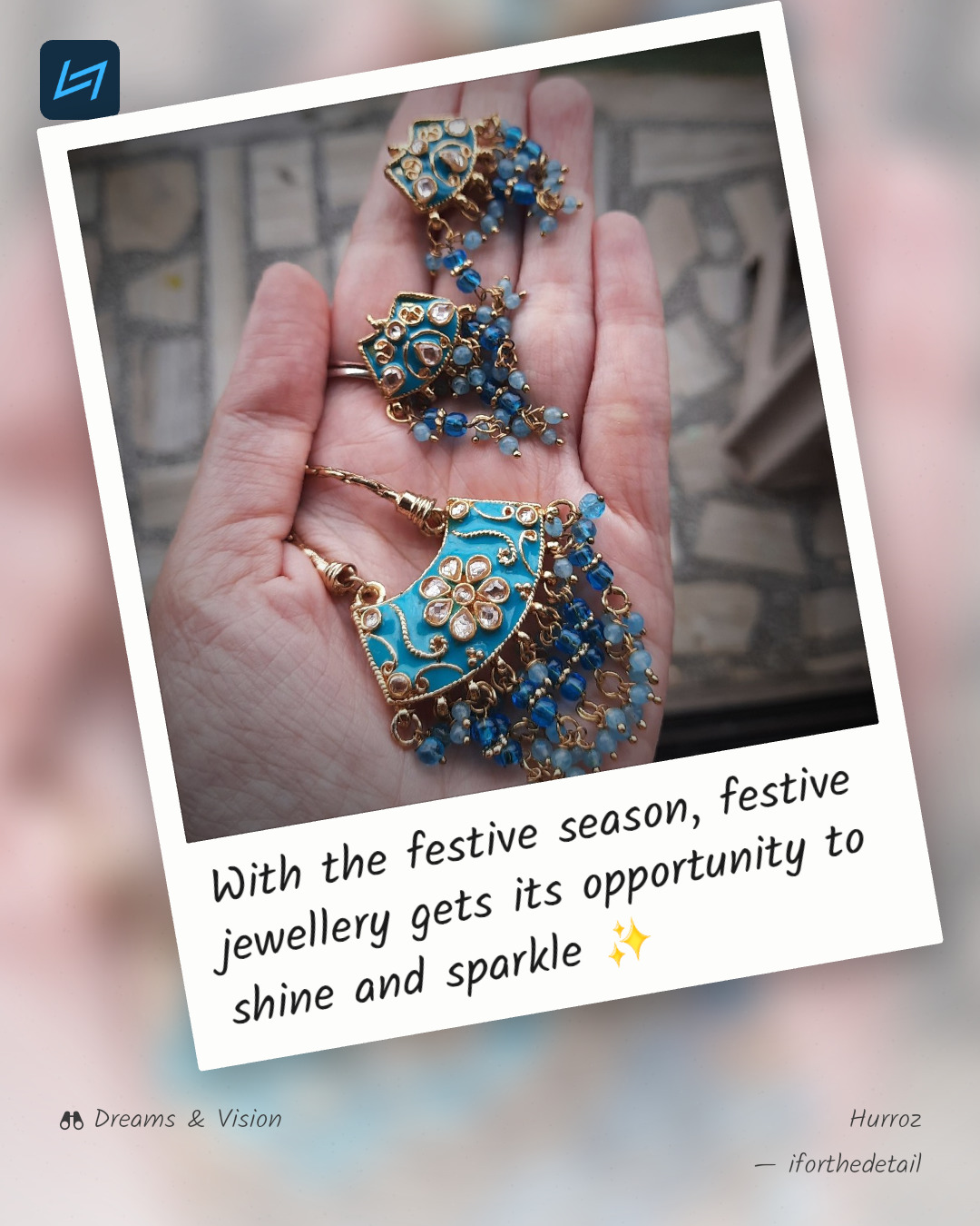 With the festive season, festive jewellery gets its opportunity to shine and sparkle ✨
