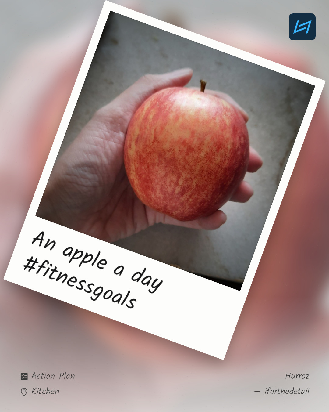 An apple a day #fitnessgoals