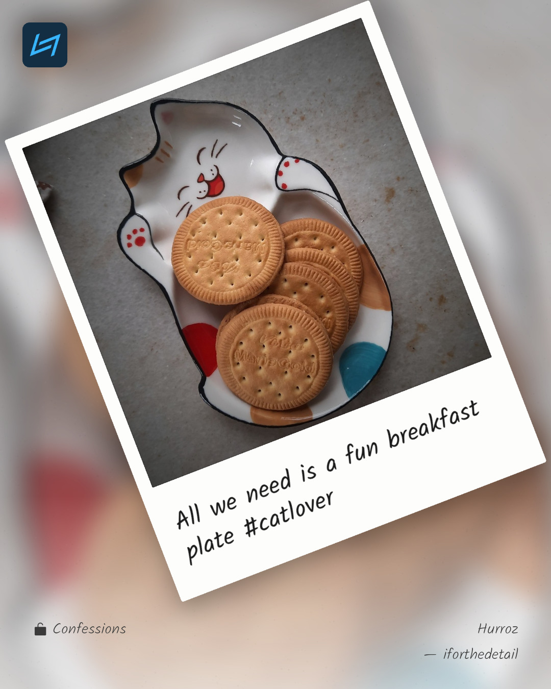 All we need is a fun breakfast plate #catlover