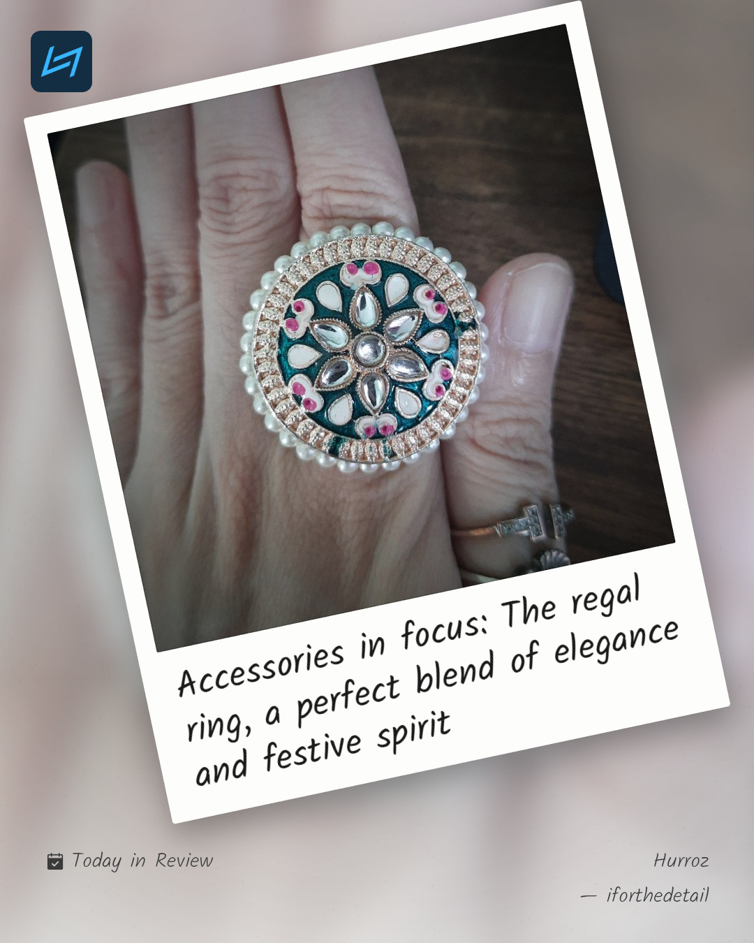 Accessories in focus: The regal ring, a perfect blend of elegance and festive spirit