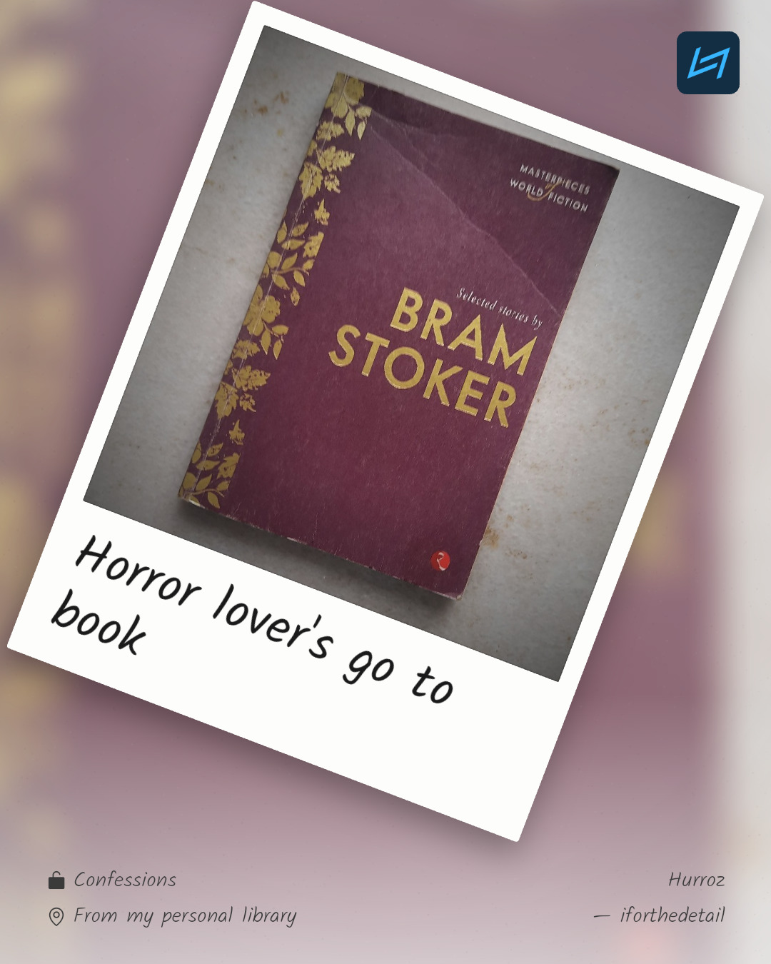 Horror lover's go to book