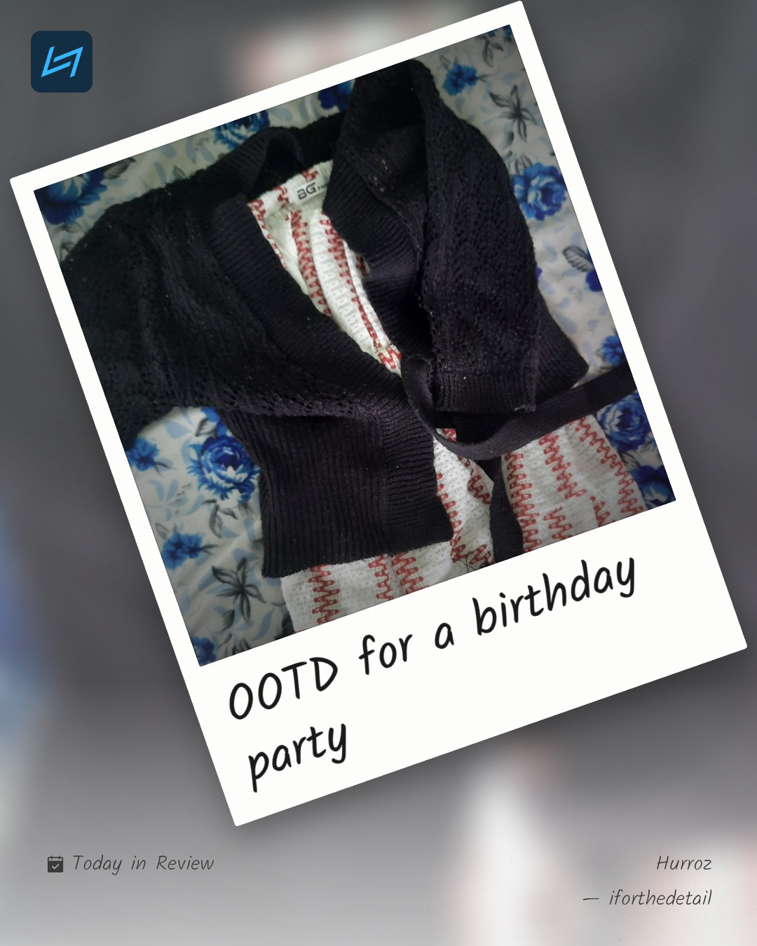OOTD for a birthday party