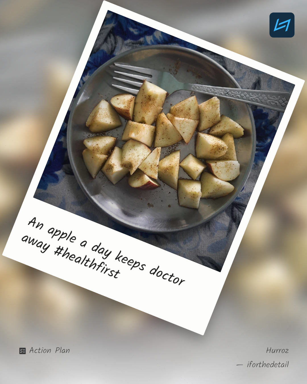 An apple a day keeps doctor away #healthfirst