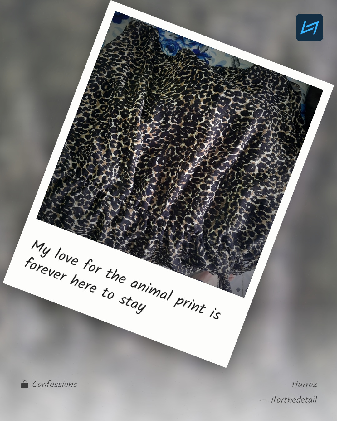 My love for the animal print is forever here to stay