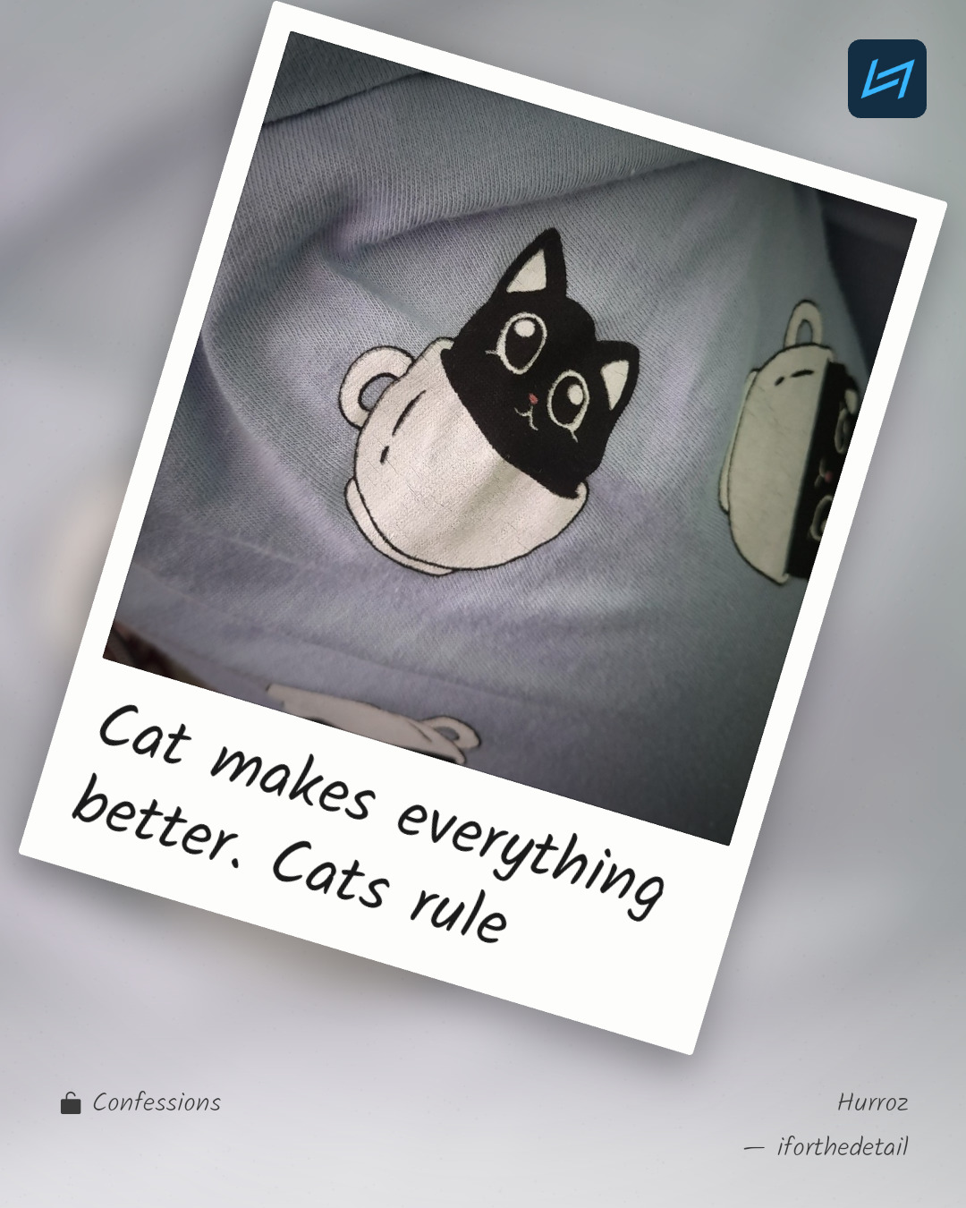 Cat makes everything better. Cats rule