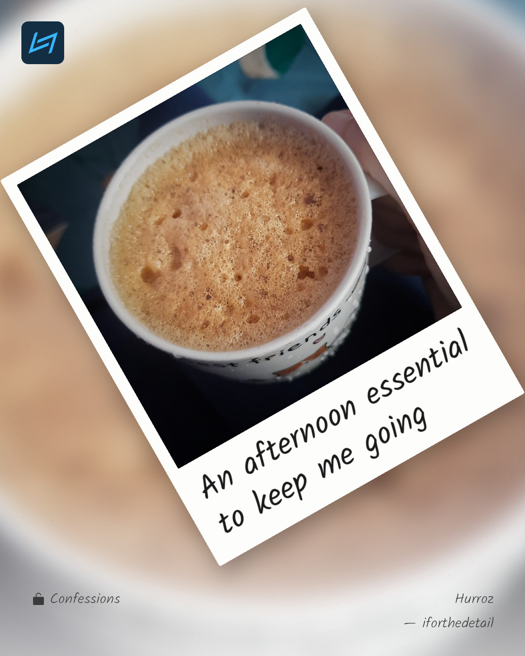 An afternoon essential to keep me going