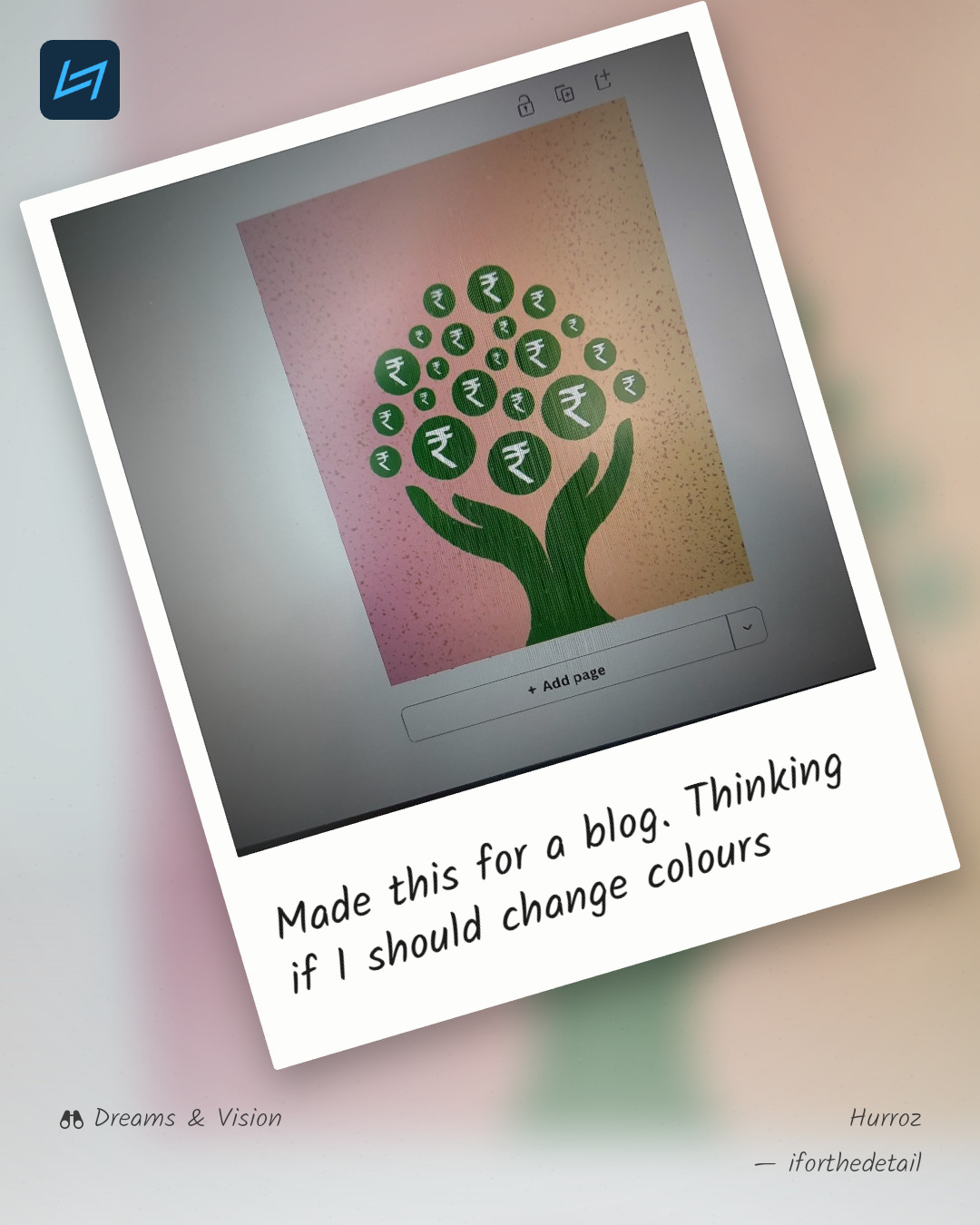 Made this for a blog. Thinking if I should change colours