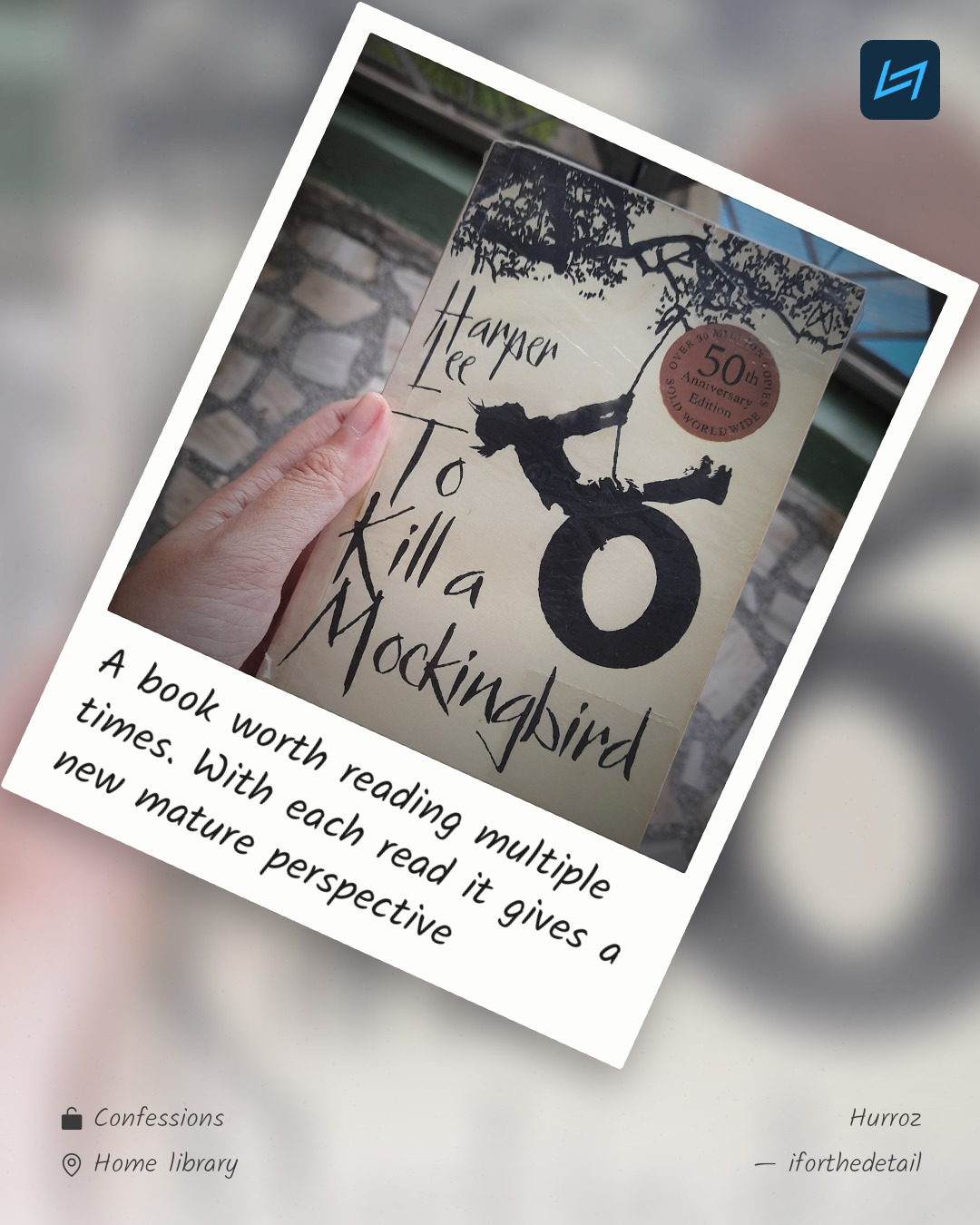A book worth reading multiple times. With each read it gives a new mature perspective