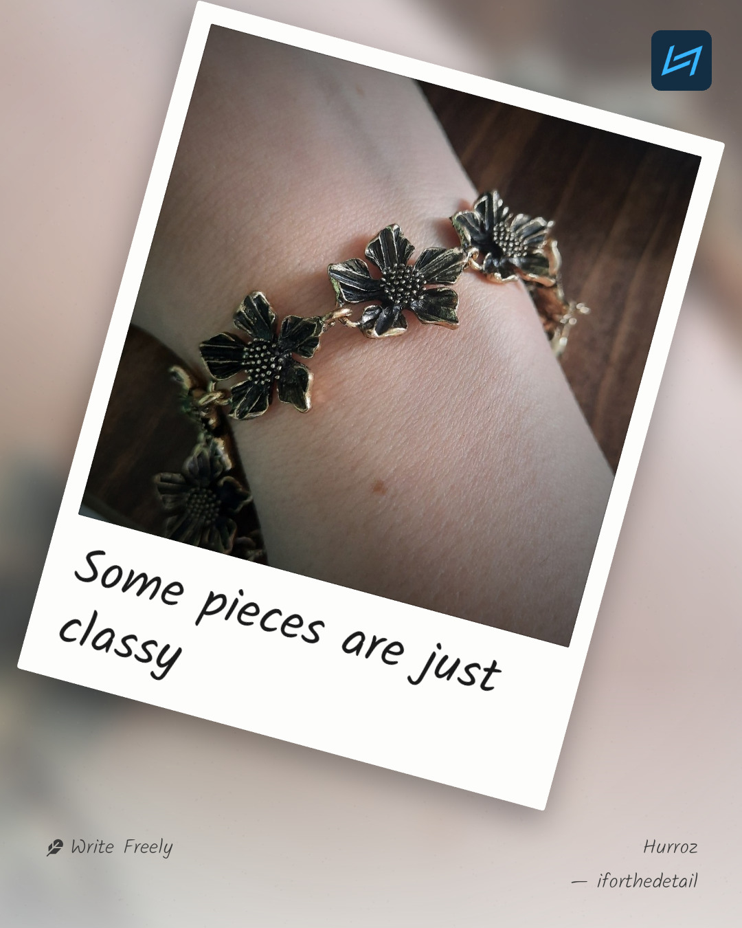 Some pieces are just classy