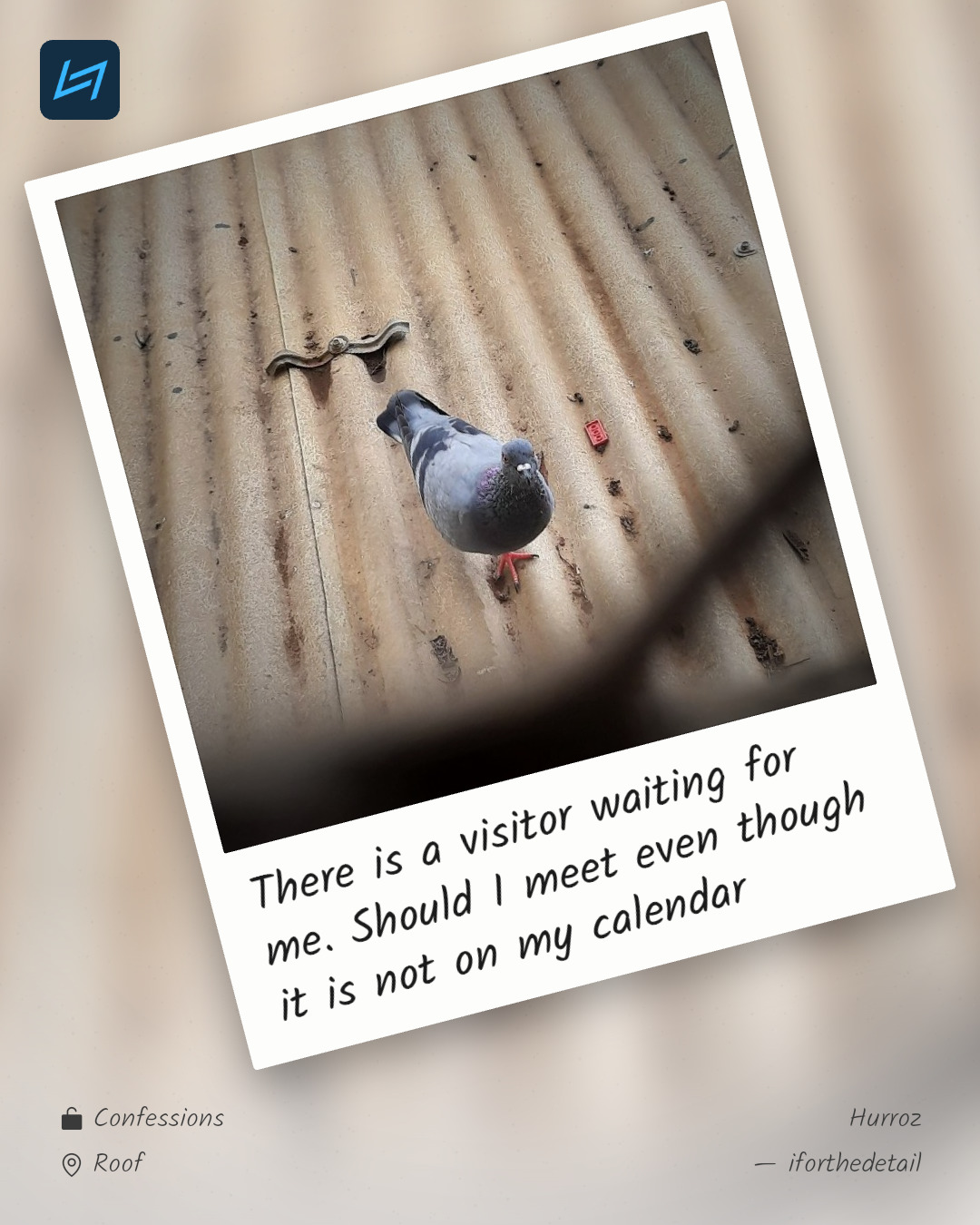 There is a visitor waiting for me. Should I meet even though it is not on my calendar