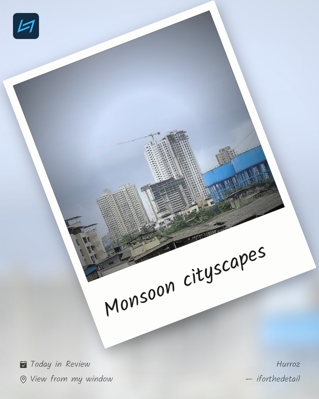 Monsoon cityscapes