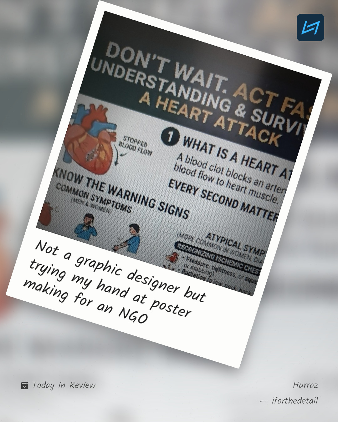 Not a graphic designer but trying my hand at poster making for an NGO