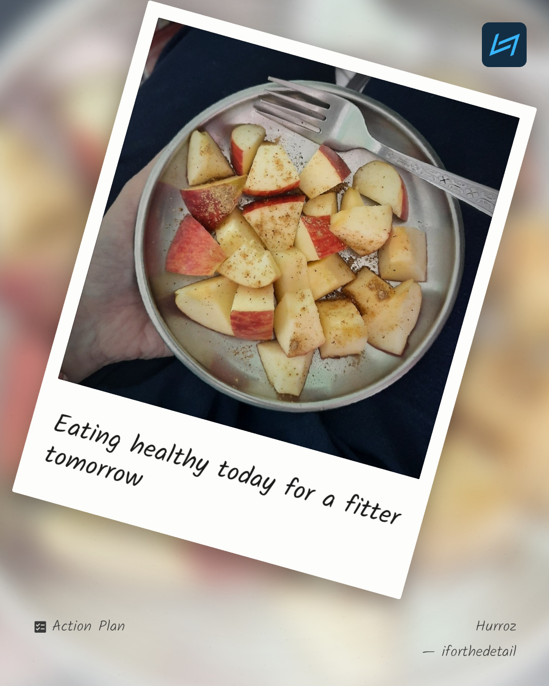 Eating healthy today for a fitter tomorrow