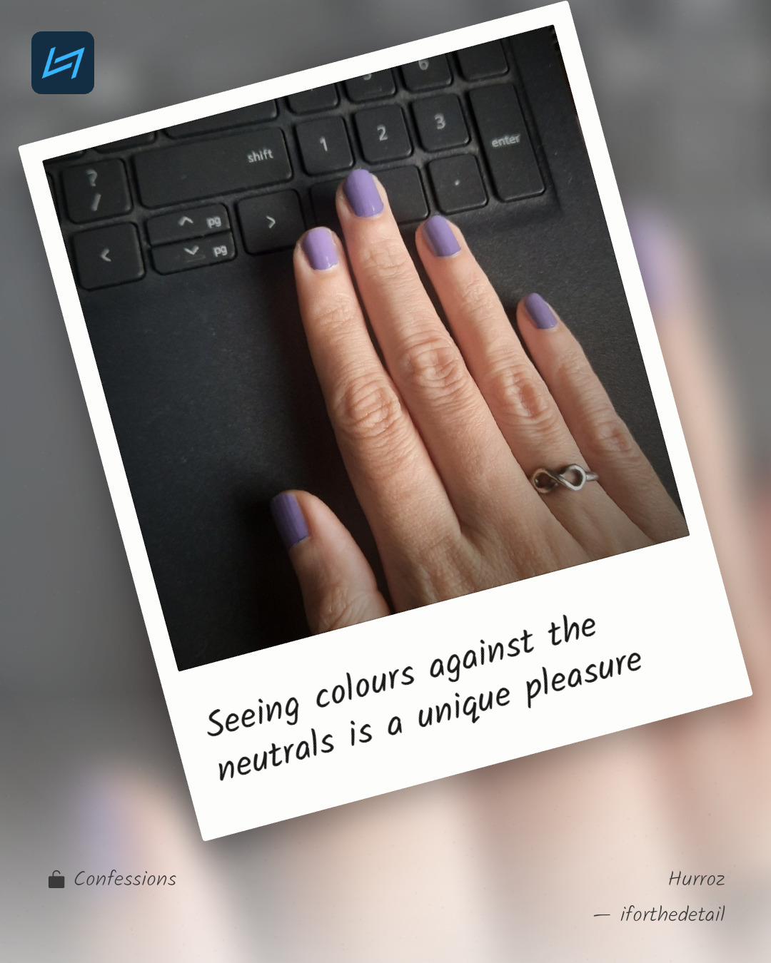 Seeing colours against the neutrals is a unique pleasure