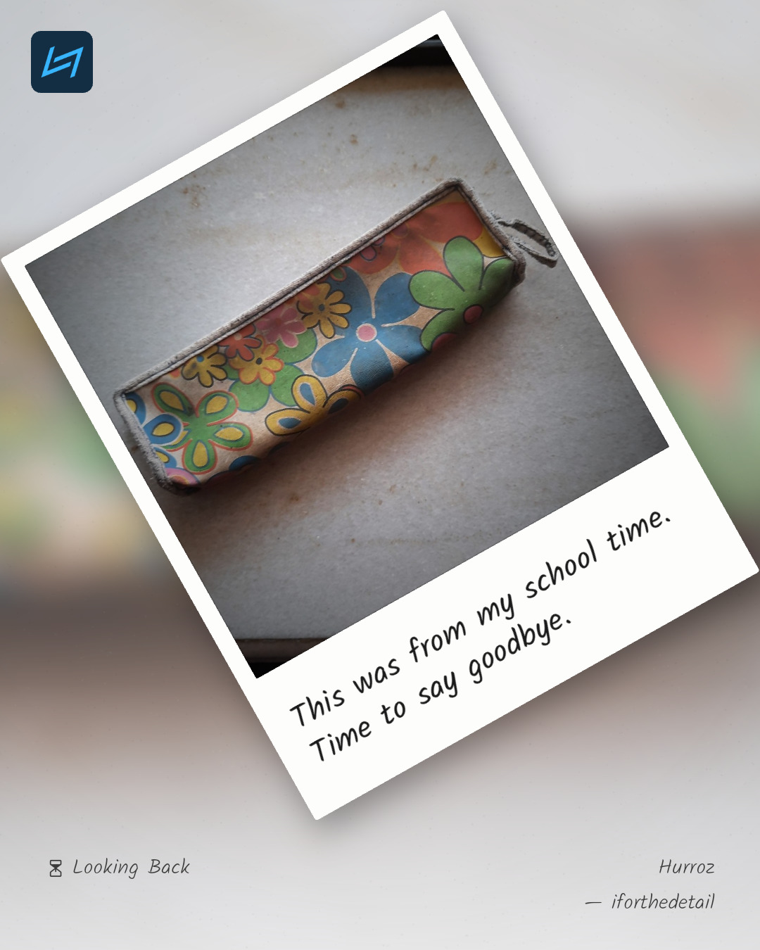 This was from my school time. Time to say goodbye.