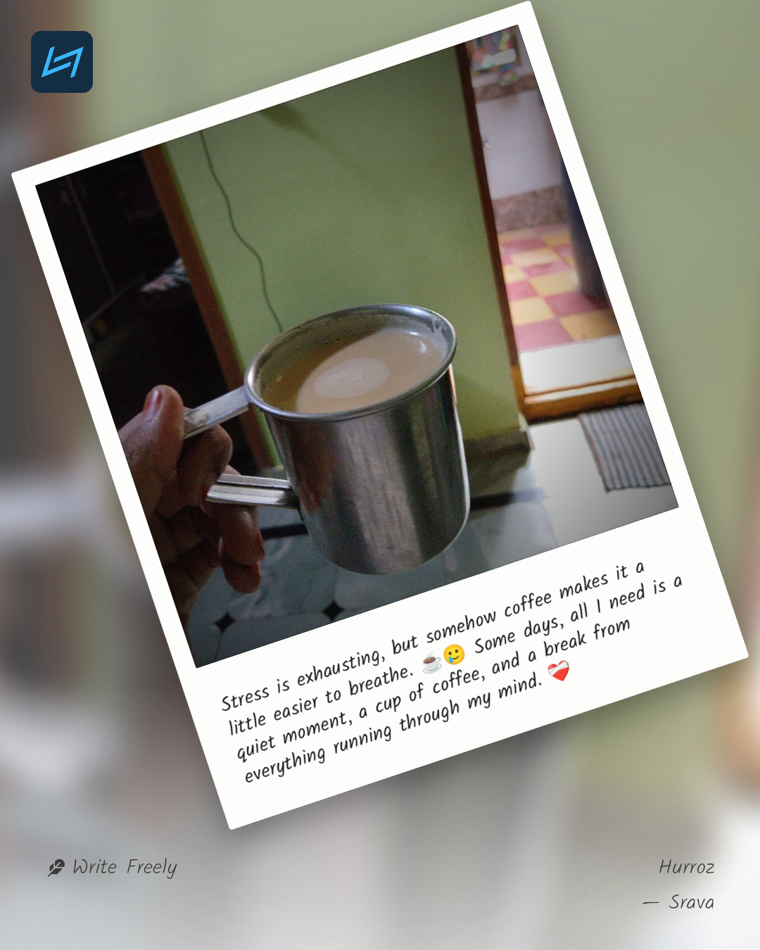 Stress is exhausting, but somehow coffee makes it a little easier to breathe. ☕🥲 Some days, all I need is a quiet moment, a cup of coffee, and a break from everything running through my mind. ❤️‍🩹