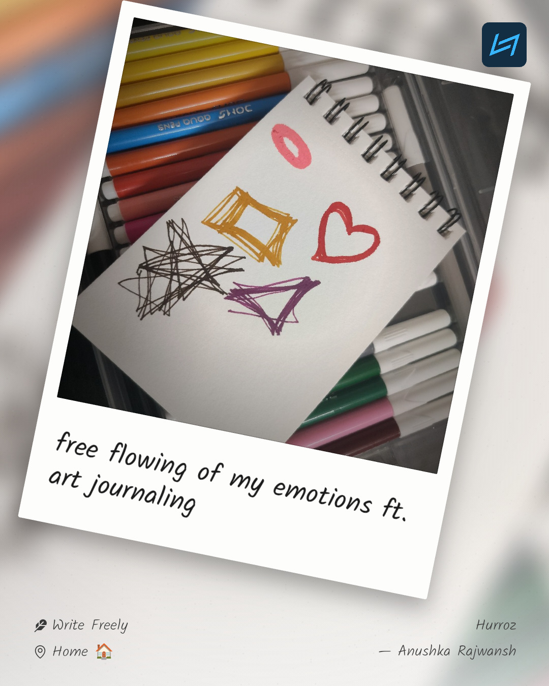 free flowing of my emotions ft. art journaling