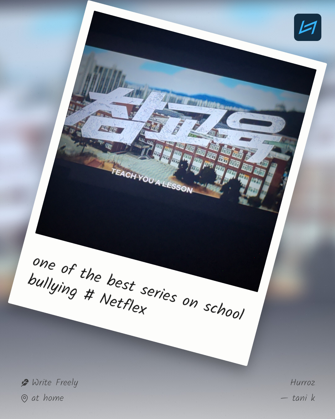 one of the best series on school bullying # Netflex