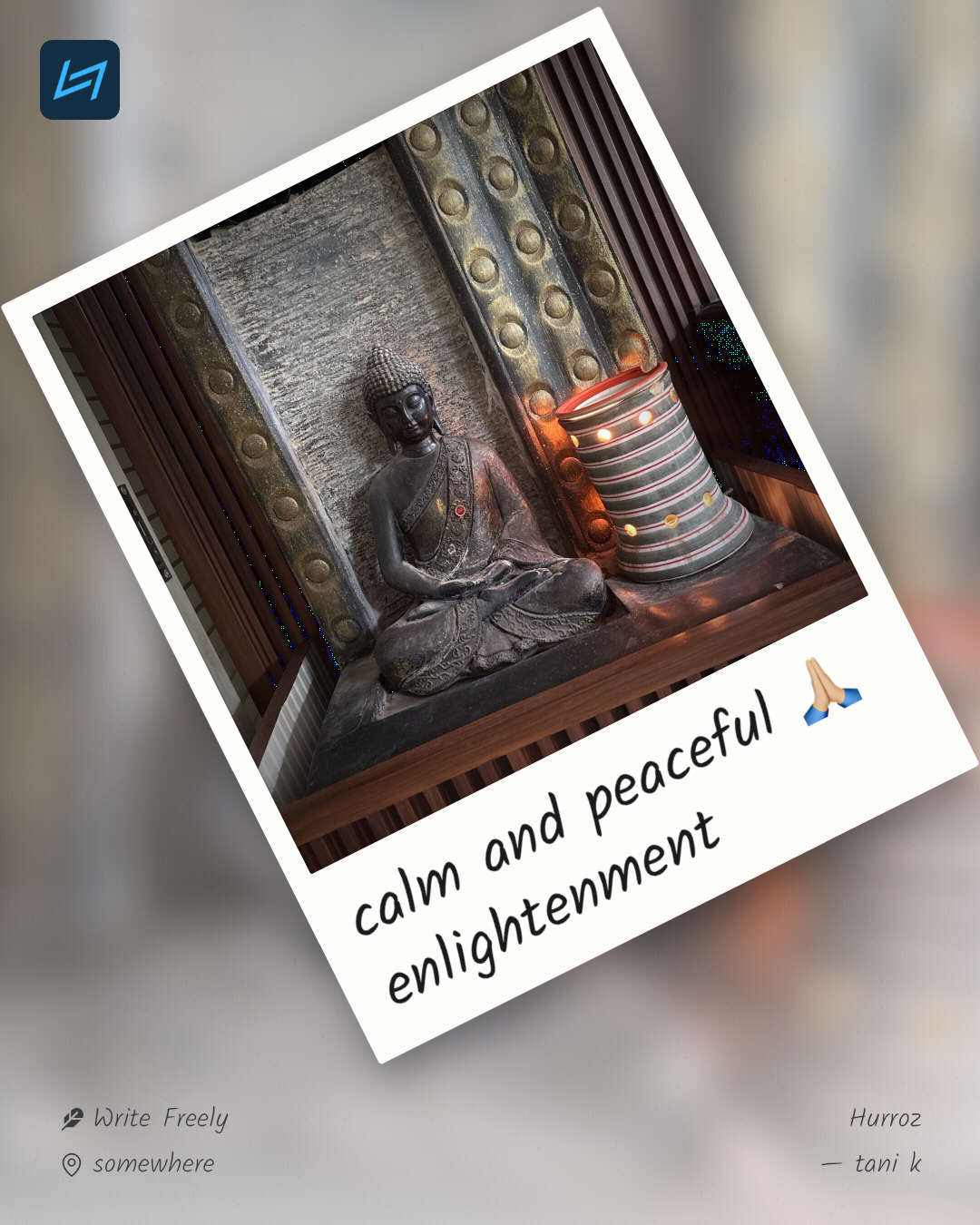 calm and peaceful 🙏🏼enlightenment