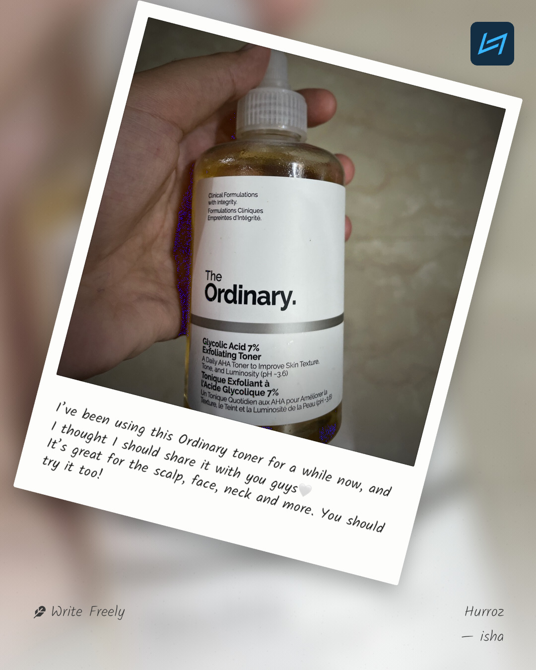 I’ve been using this Ordinary toner for a while now, and I thought I should share it with you guys🤍 It’s great for the scalp, face, neck and more. You should try it too!