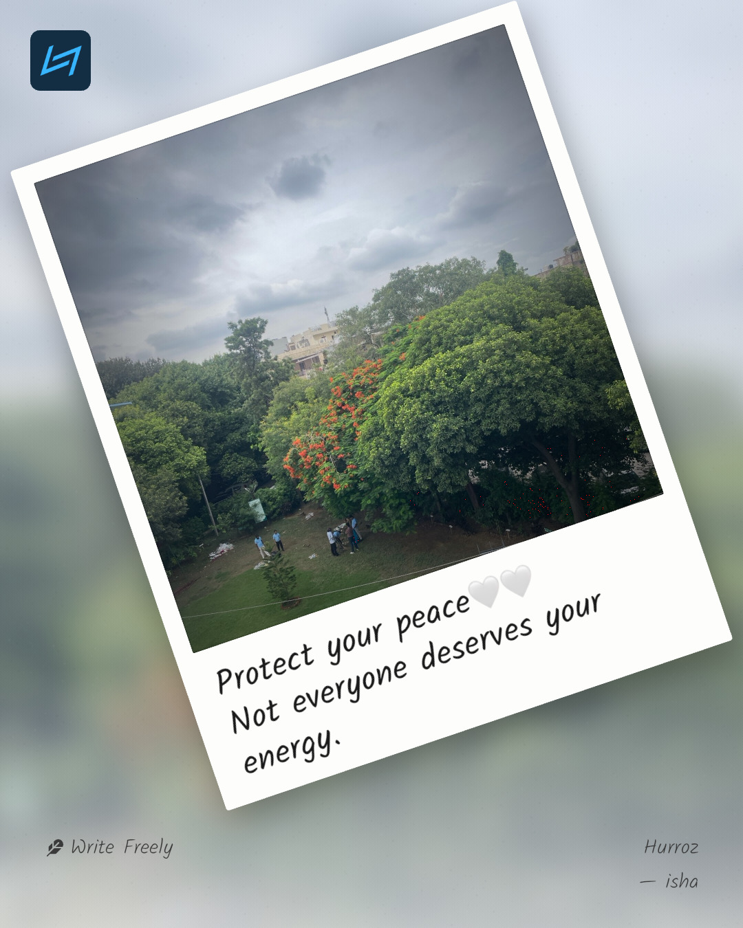 Protect your peace🤍🤍 Not everyone deserves your energy.