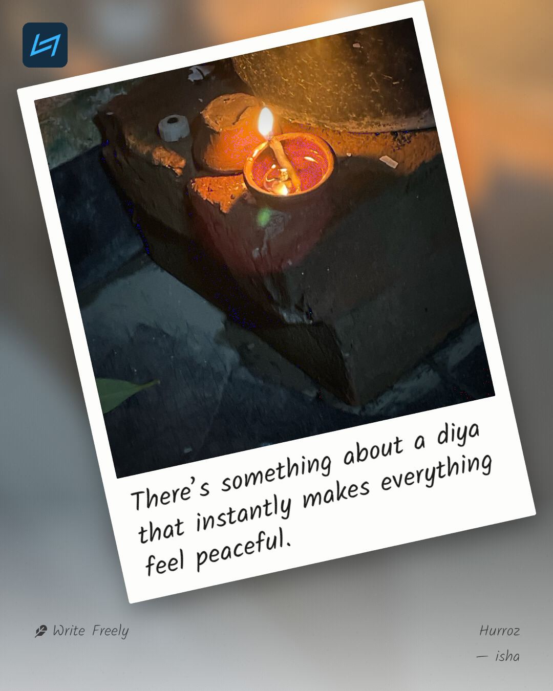 There’s something about a diya that instantly makes everything feel peaceful.