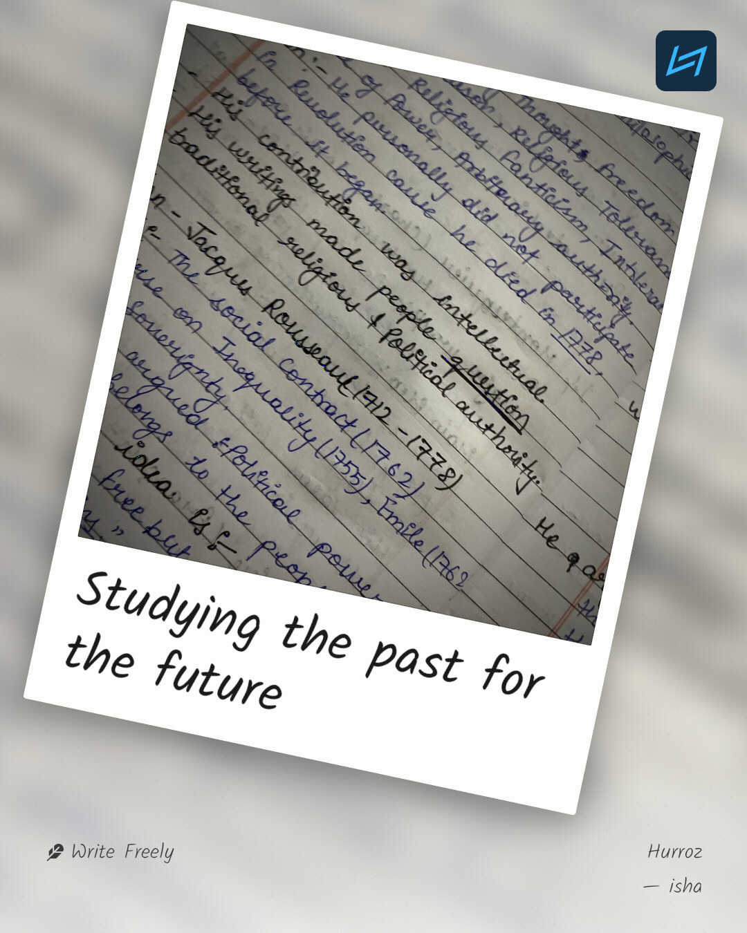 Studying the past for the future