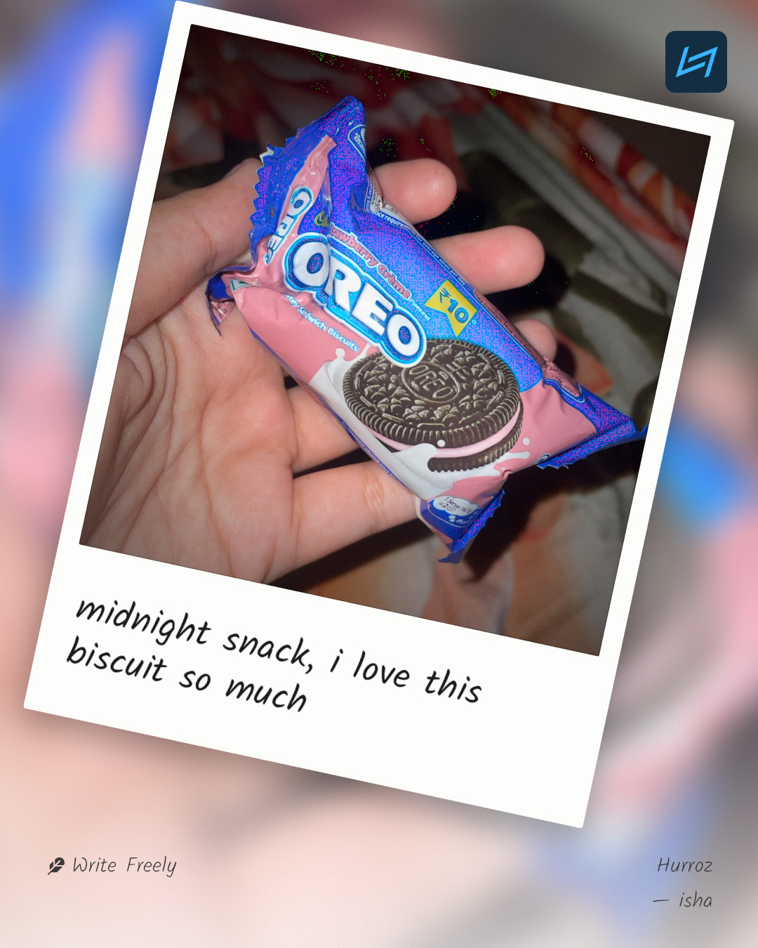 midnight snack, i love this biscuit so much