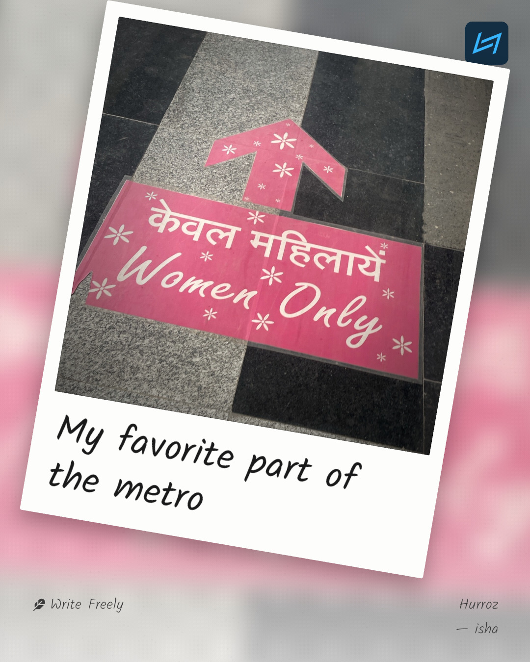 My favorite part of the metro