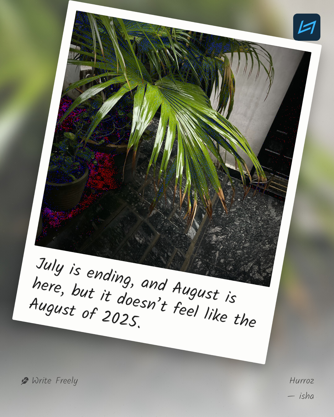 July is ending, and August is here, but it doesn’t feel like the August of 2025.