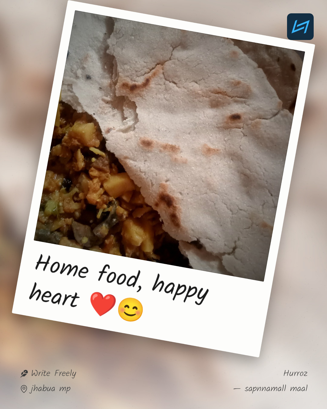 Home food, happy heart ❤️😊