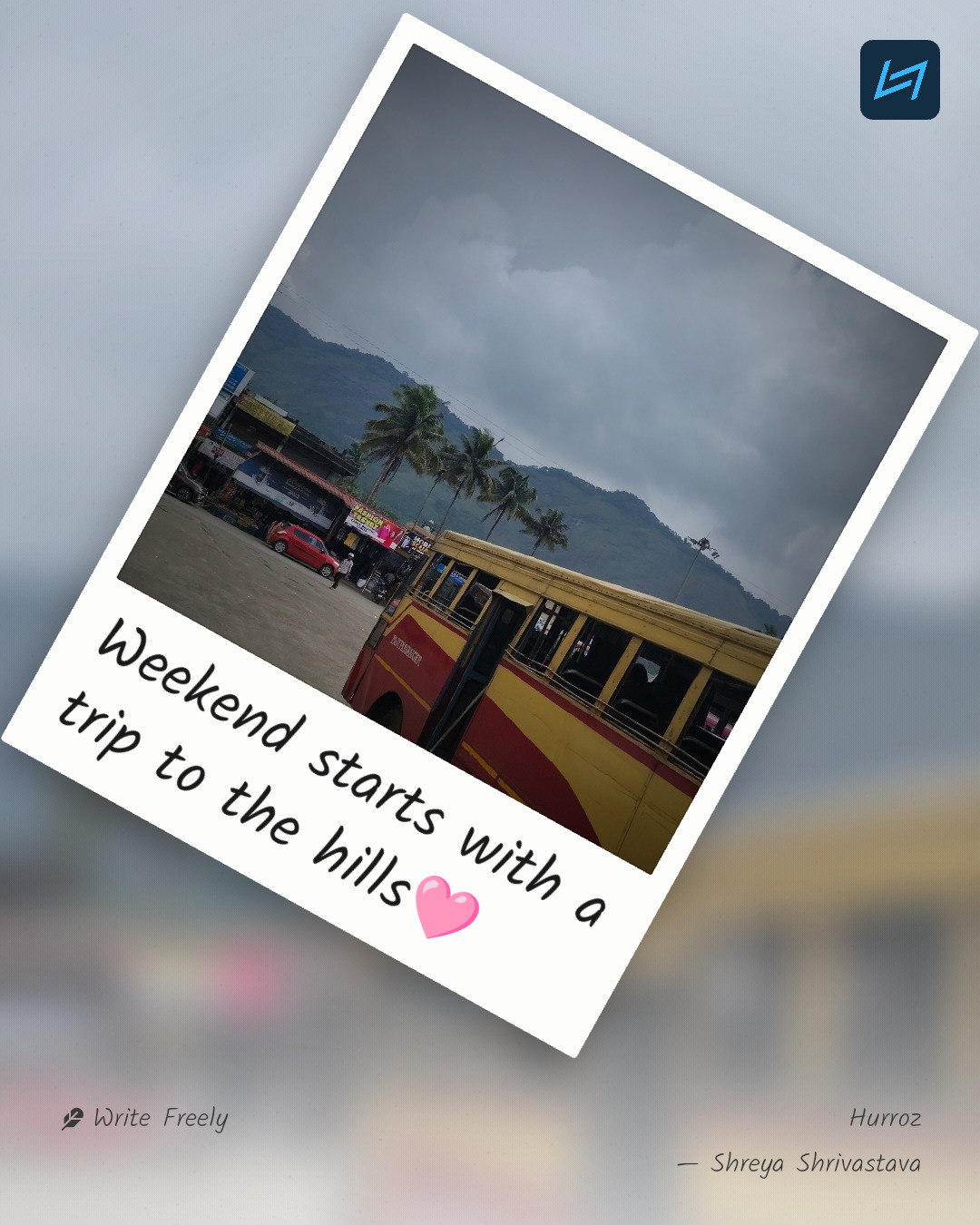 Weekend starts with a trip to the hills🩷