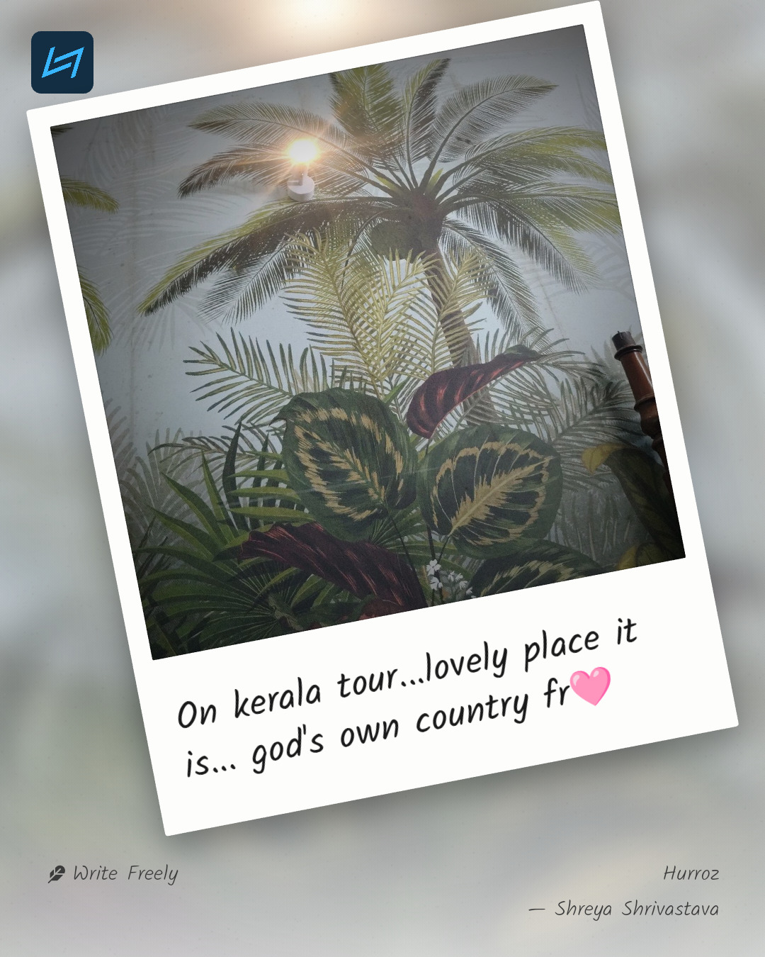 On kerala tour...lovely place it is... god's own country fr🩷