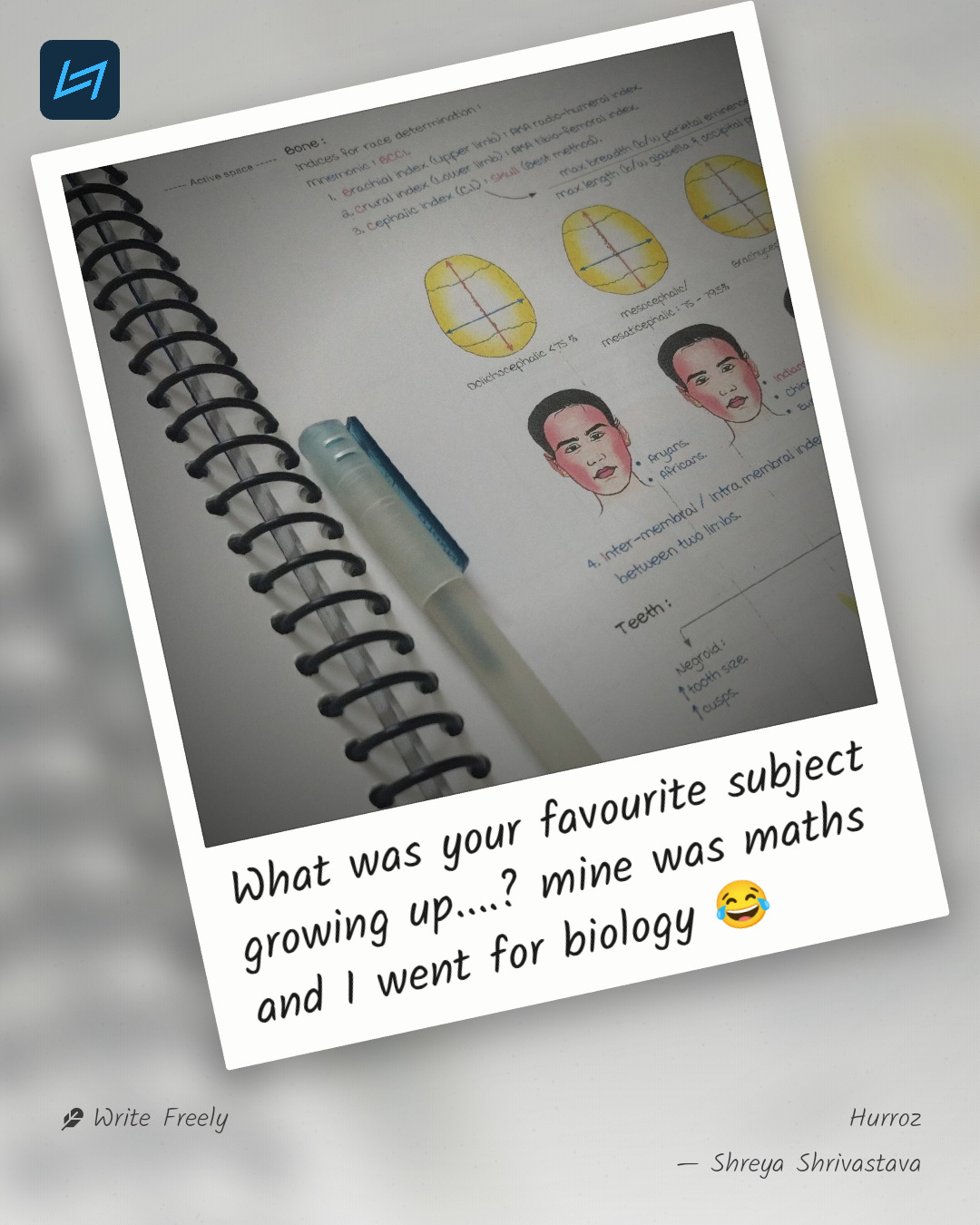What was your favourite subject growing up....? mine was maths and I went for biology 😂