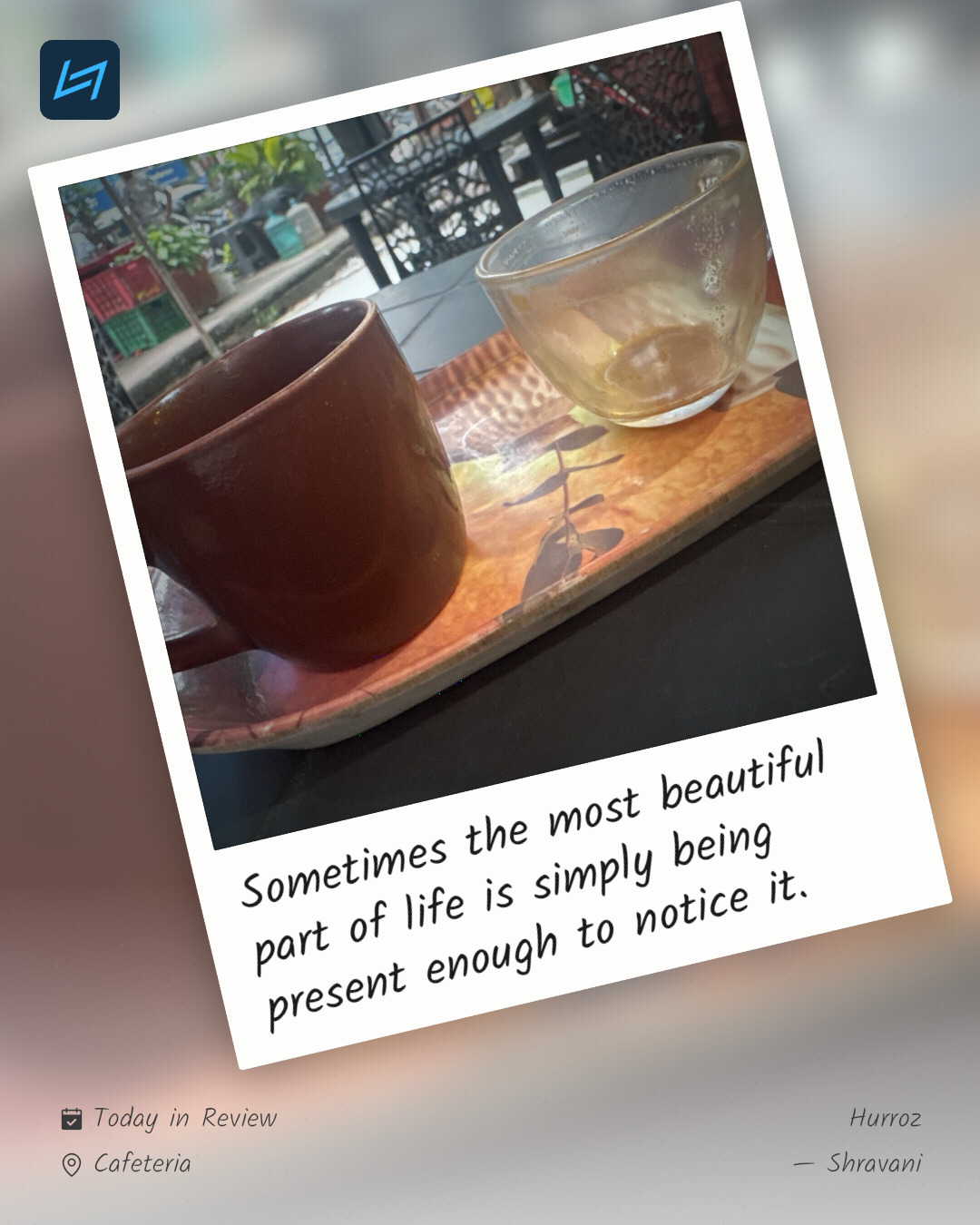 Sometimes the most beautiful part of life is simply being present enough to notice it.