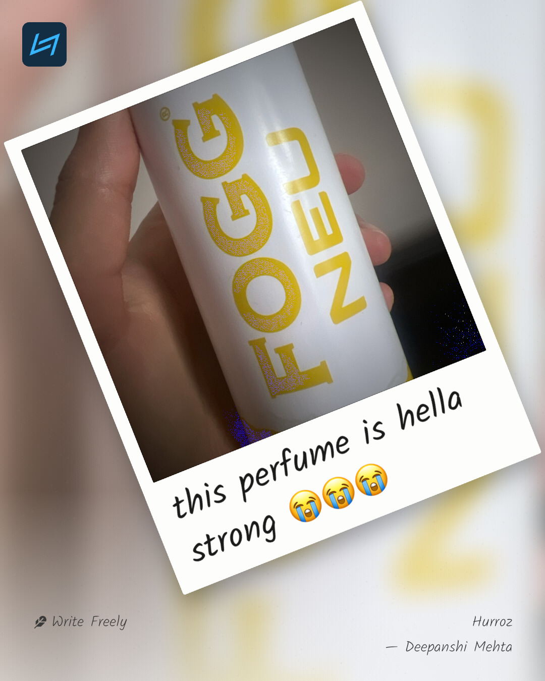 this perfume is hella strong 😭😭😭