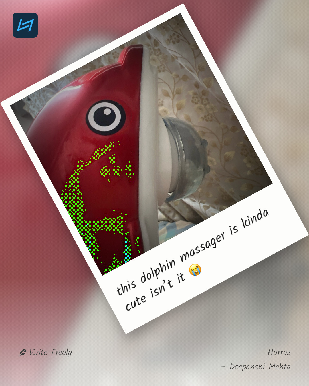 this dolphin massager is kinda cute isn’t it 😭