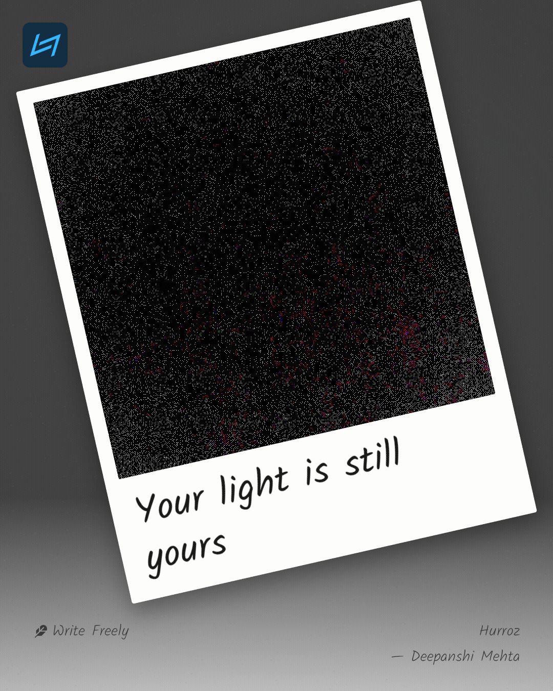 Your light is still yours