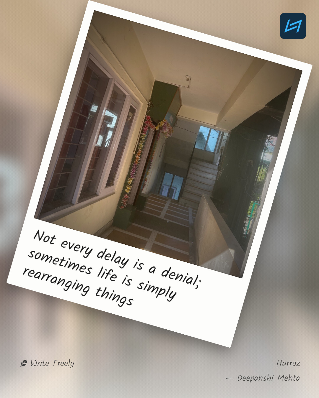 Not every delay is a denial; sometimes life is simply rearranging things